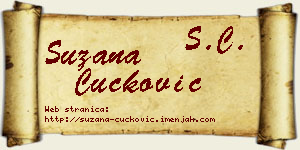 Suzana Čučković vizit kartica